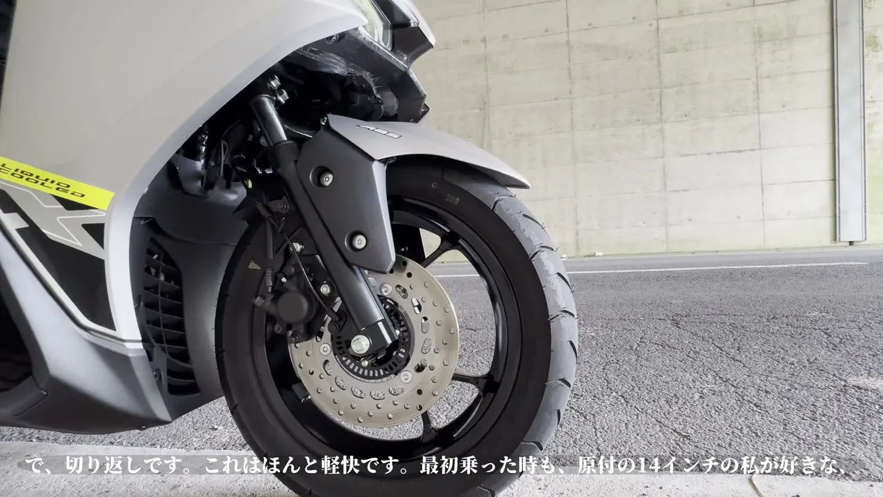 AEROX 155実走レビュー【後編】峠・ハンドリング・ブレーキ・積載・燃費|8時間乗った結論 ブレーキと高速域:安心感はある、でも万能ではない