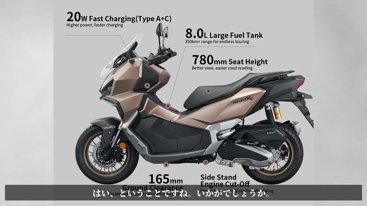 【2027】ホンダ NS150XC 中国発表|コーナリングABS・国内は? 総合評価
