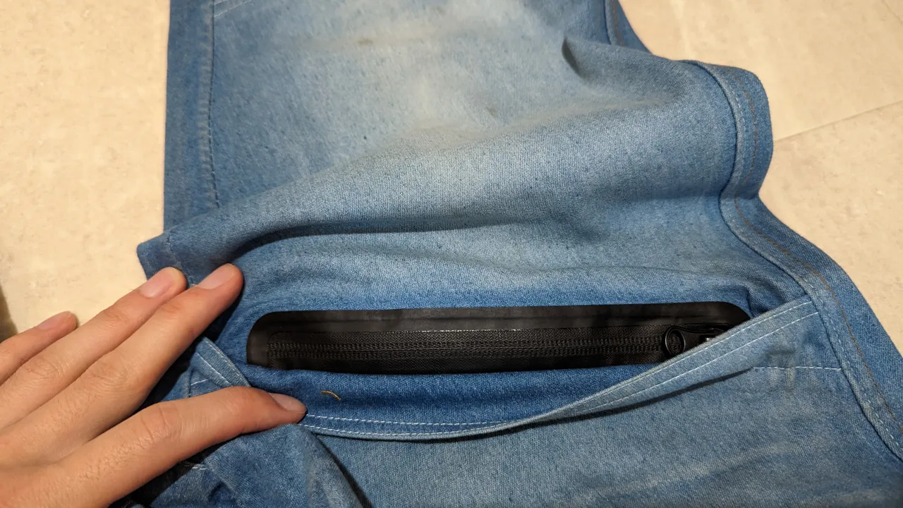 ワークマン WP002A 4D防水ストレッチデニムパンツ（写真9）