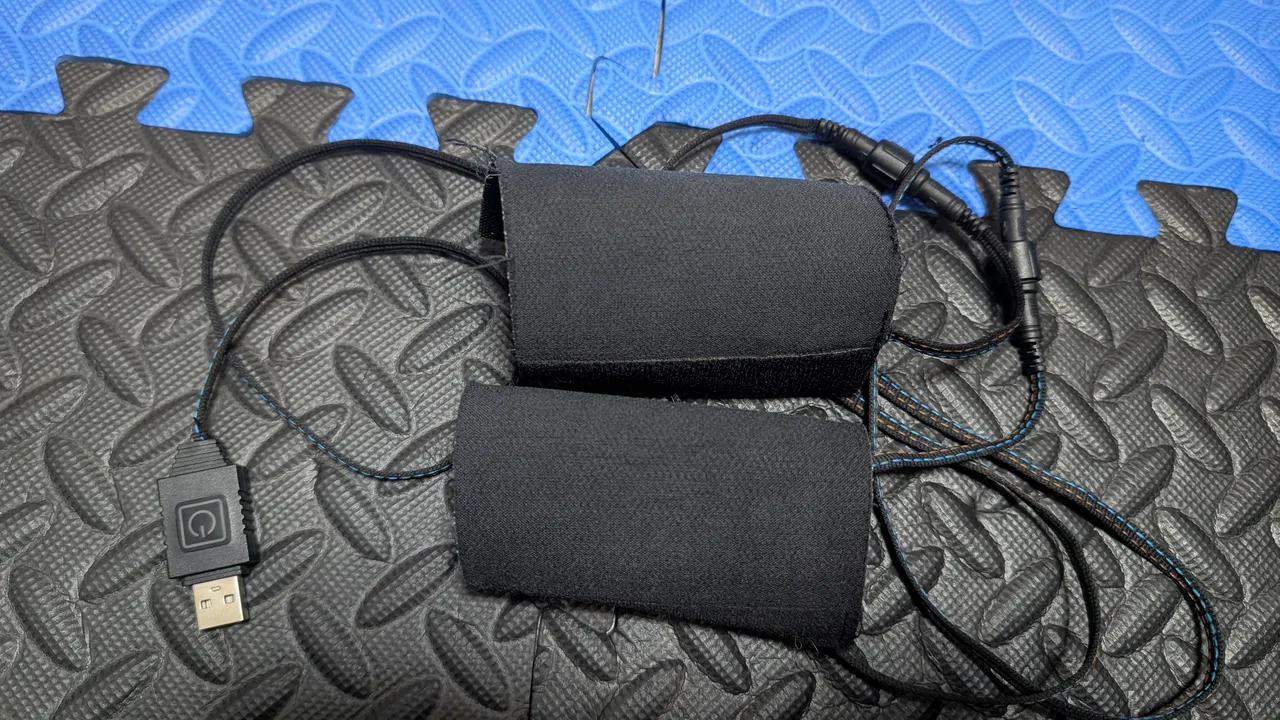 USB巻き付けグリップヒーター(写真1)