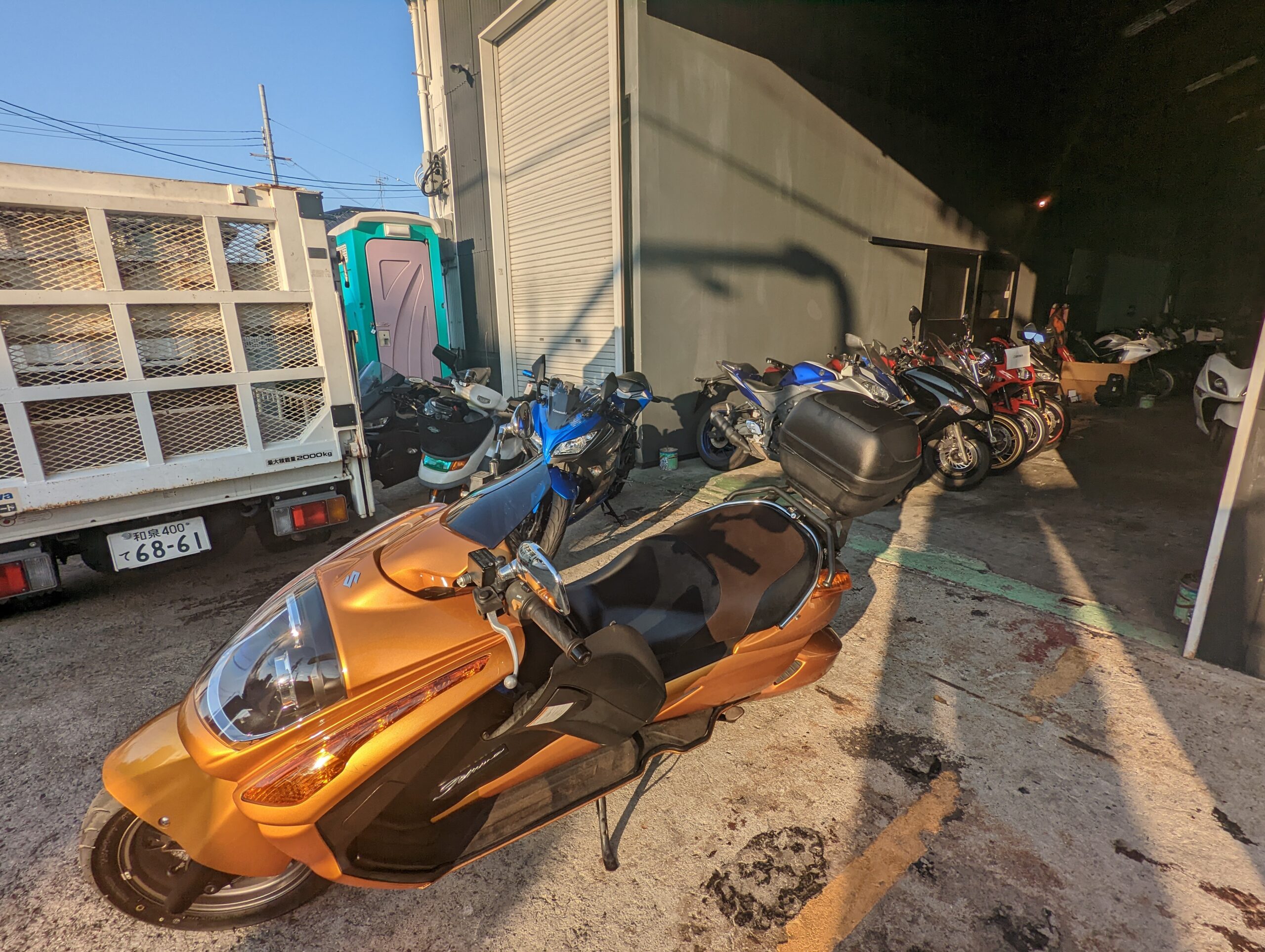 SUZUKI ジェンマ250のオーナーレビュー最高速検証。135キロだったよ